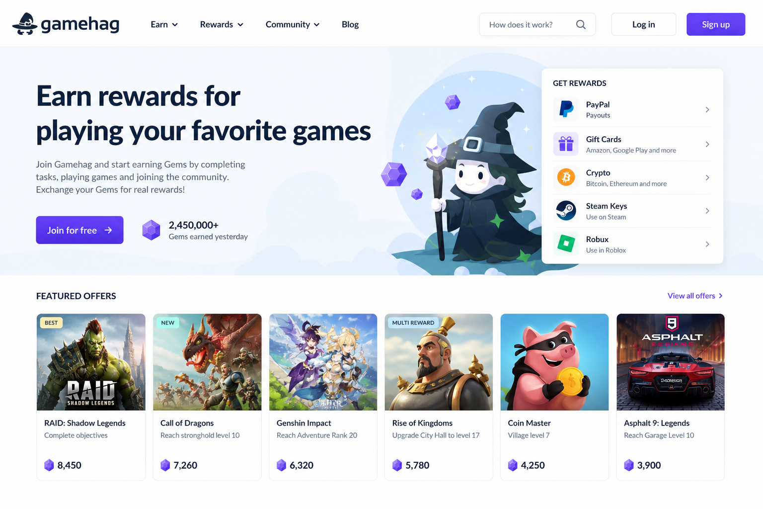 Gamehag, decoded: Gems, game offers and cash-out choices