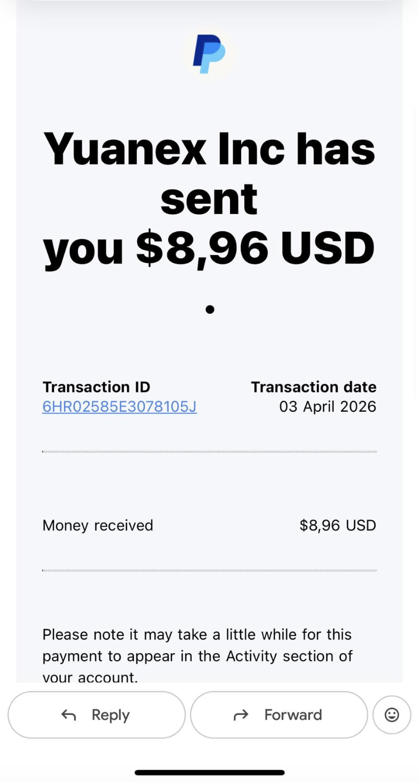 GemGala user withdrawal to PayPal